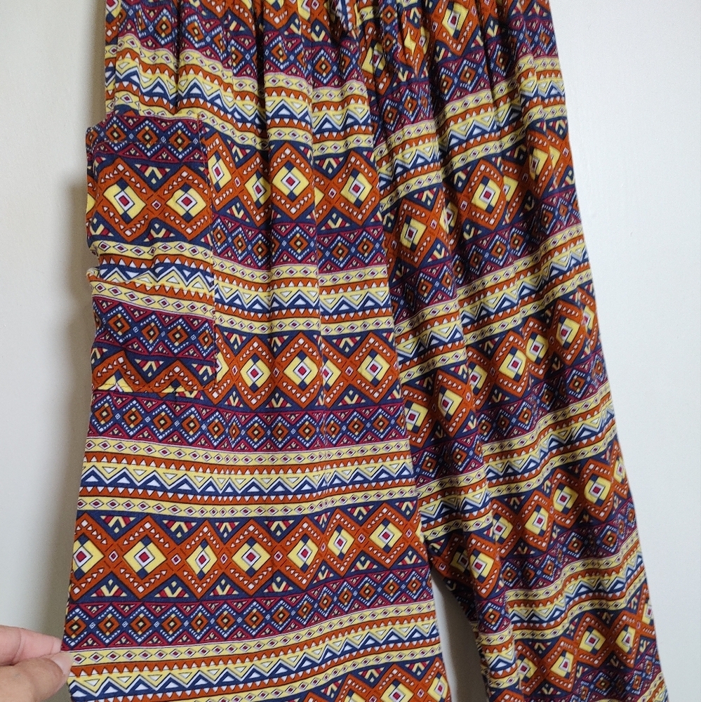 Hippocampo Bohemian Patterned Women's Harem Pants - Picture 3 of 7